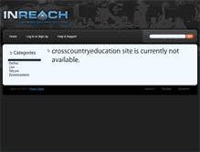Tablet Screenshot of crosscountryeducation.inreachce.com
