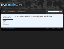 Tablet Screenshot of foxmoor.inreachce.com